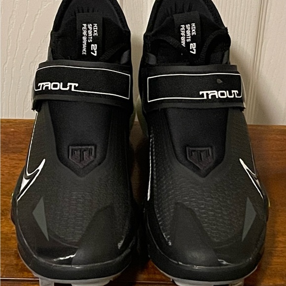 Nike Force Zoom Trout 8 Elite Baseball Cleats CZ5913-010 Black Grey Men Sz 7 NEW - Picture 4 of 10